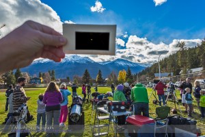 Partial Solar Eclipse Wide-Angle (Oct 23, 2014)