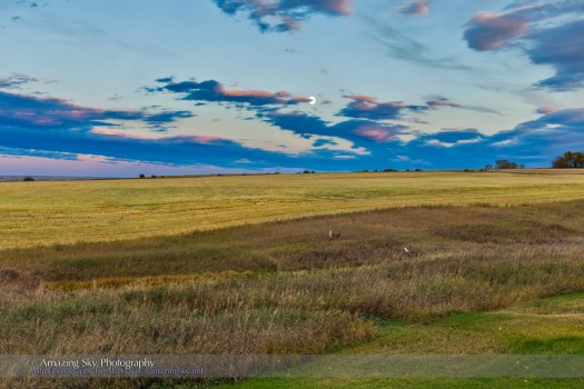 Rising Pre-Eclipse Moon #1 (Oct 6, 2014)
