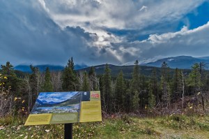 Sunbeams over Athabasca Pass
