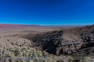 Waxing Moon over Vermilion Cliffs