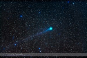 Comet Lovejoy's Long Ion Tail