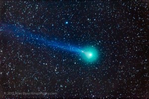 Comet Lovejoy Through a Telescope