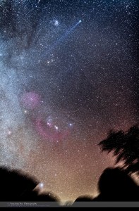 Comet Lovejoy Nightscape (Jan 16, 2015)