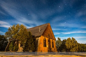 The Big Dipper over Hearst Church