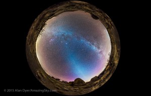 Zodiacal Light Panorama (Circular)
