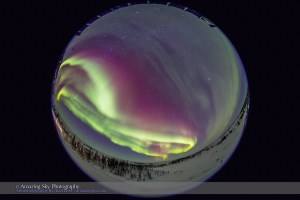 All-Sky Auroral Curtains #2 (Feb 18, 2015)