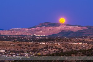 Copper Moon over Copper Mine
