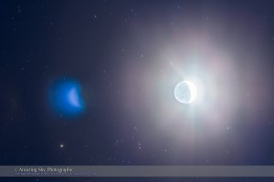 Waxing Moon Amid the Hyades (March 24, 2015)
