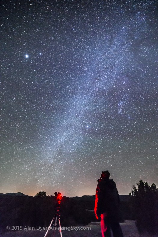 Standing Under the Milky Way