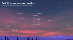 April 21 Moon & Venus