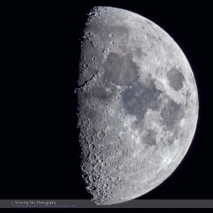 Along the Terminator of the Eight-Day Moon