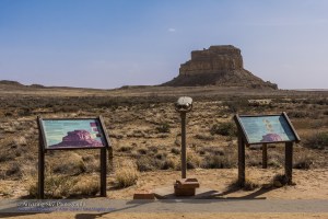Fajada Butte Viewpoint at Chaco Canyon