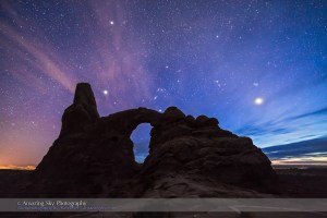 Orion Over Turret Arch