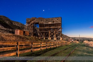 Venus over the Atlas Coal Mine