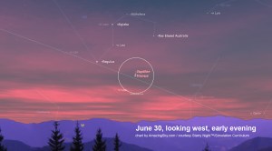 June 30 Jupiter & Venus