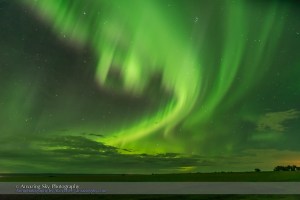 A still frame from a 865-frame time-lapse movie taken the morning of Sept. 9, 2015 from the back deck, using the Nikon D750 and 24mm lens for 2-second exposures for a fast cadence. Focus is soft.