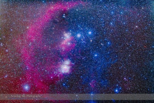 Orion Belt and Sword Mosaic