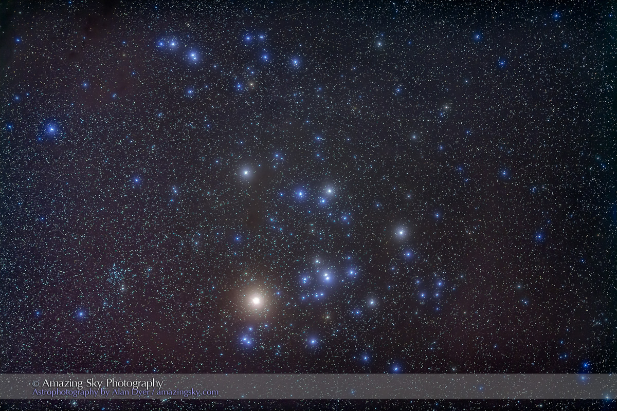 The Hyades Cluster with Aldebaran