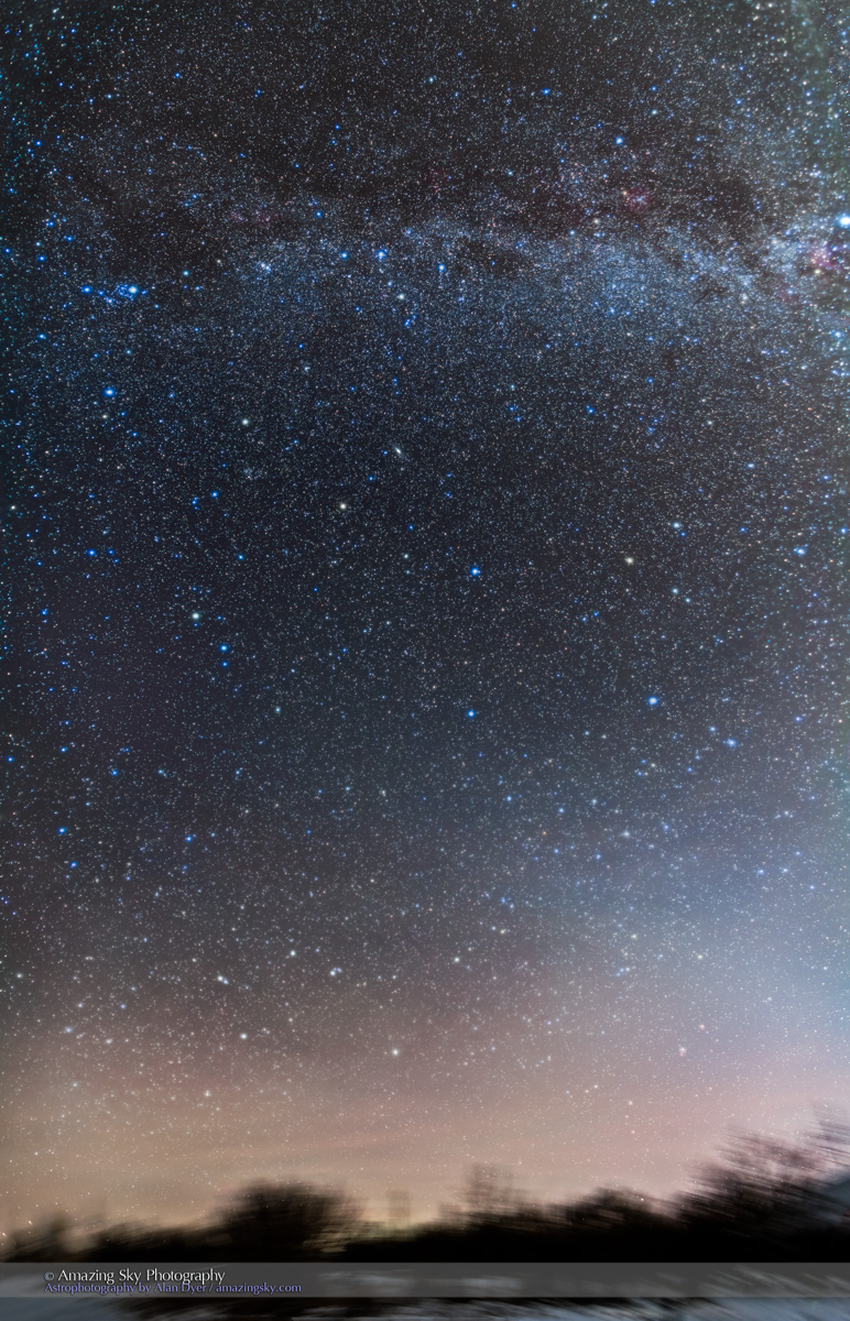 Mosaic of the Northern Autumn Constellations