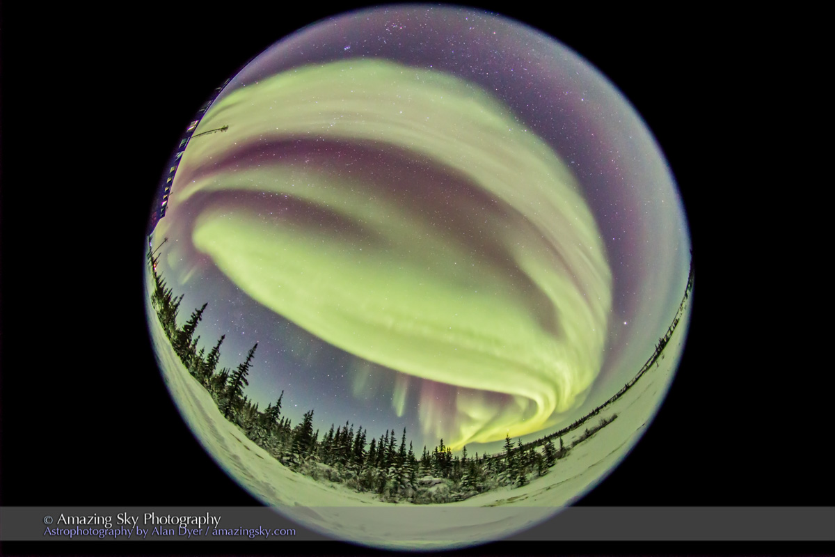 All-Sky Aurora from Churchill (Feb 5, 2016)