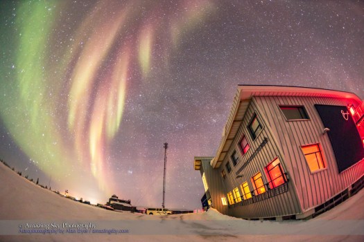 Aurora over Churchill Northern Studies Centre #1 (Feb 8, 2016)