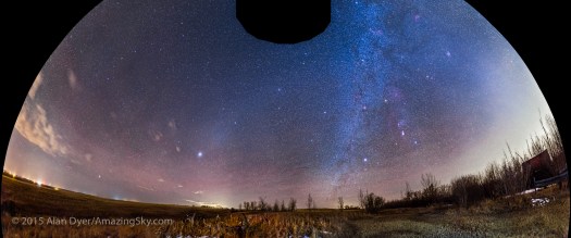 Winter and Spring Sky Panorama
