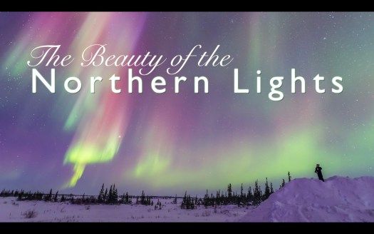 Beauty of Northern Lights Title