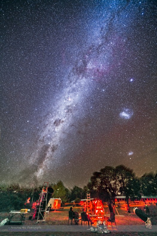 Dark Emu Rising over OzSky Star Party