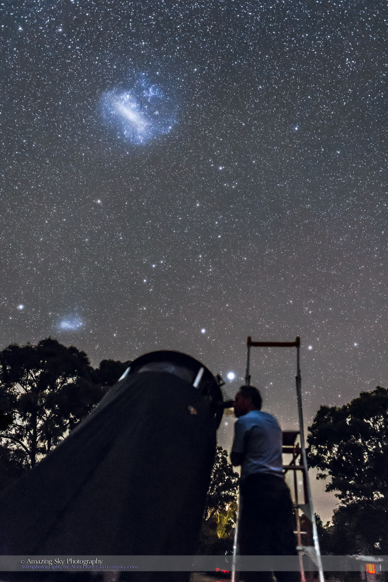 Observer Looking at the Southern Sky #2