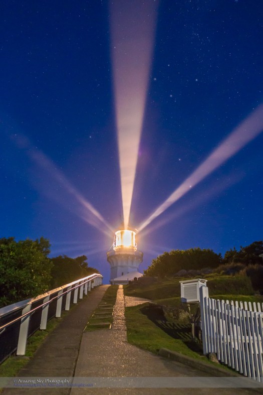 Lighthouse Beams by the Southern Cross