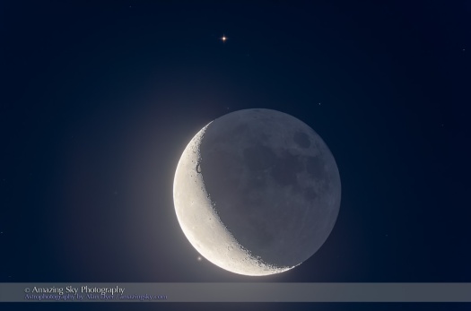 Moon and Aldebaran (July 29, 2016)