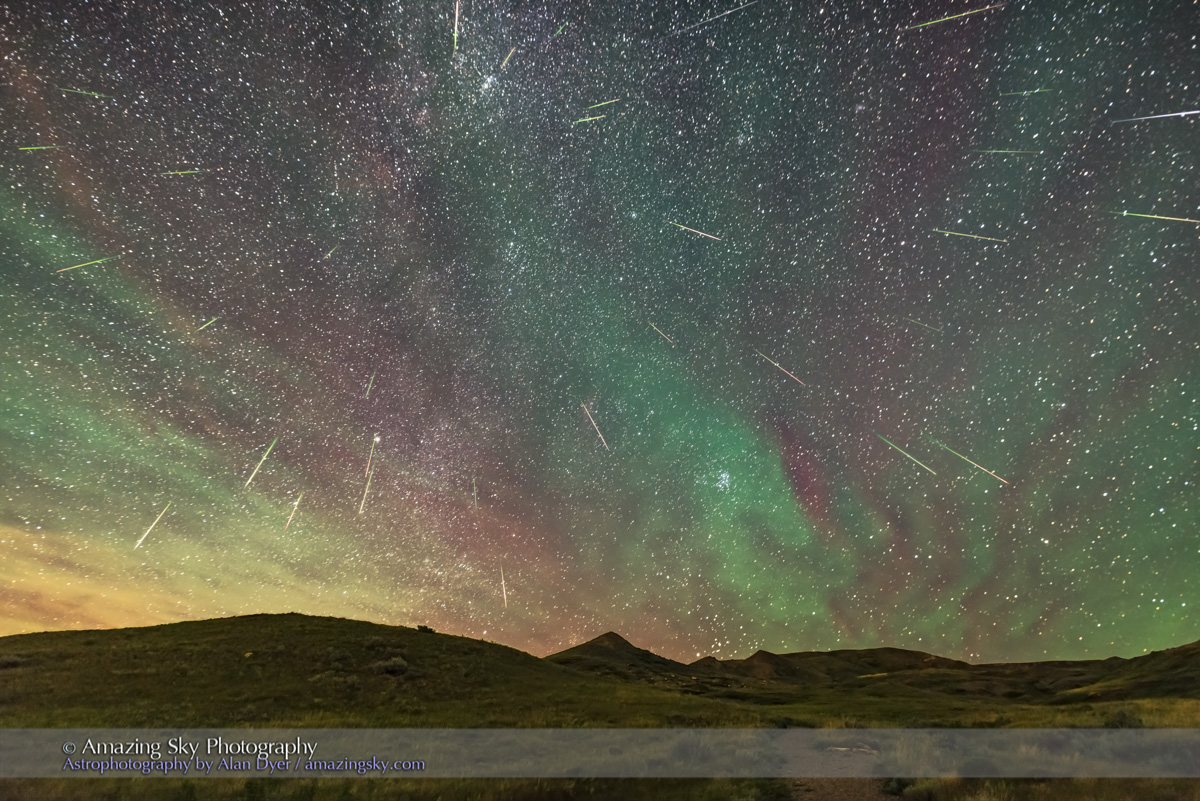 Radiant of the Perseid Meteor Shower (2016)