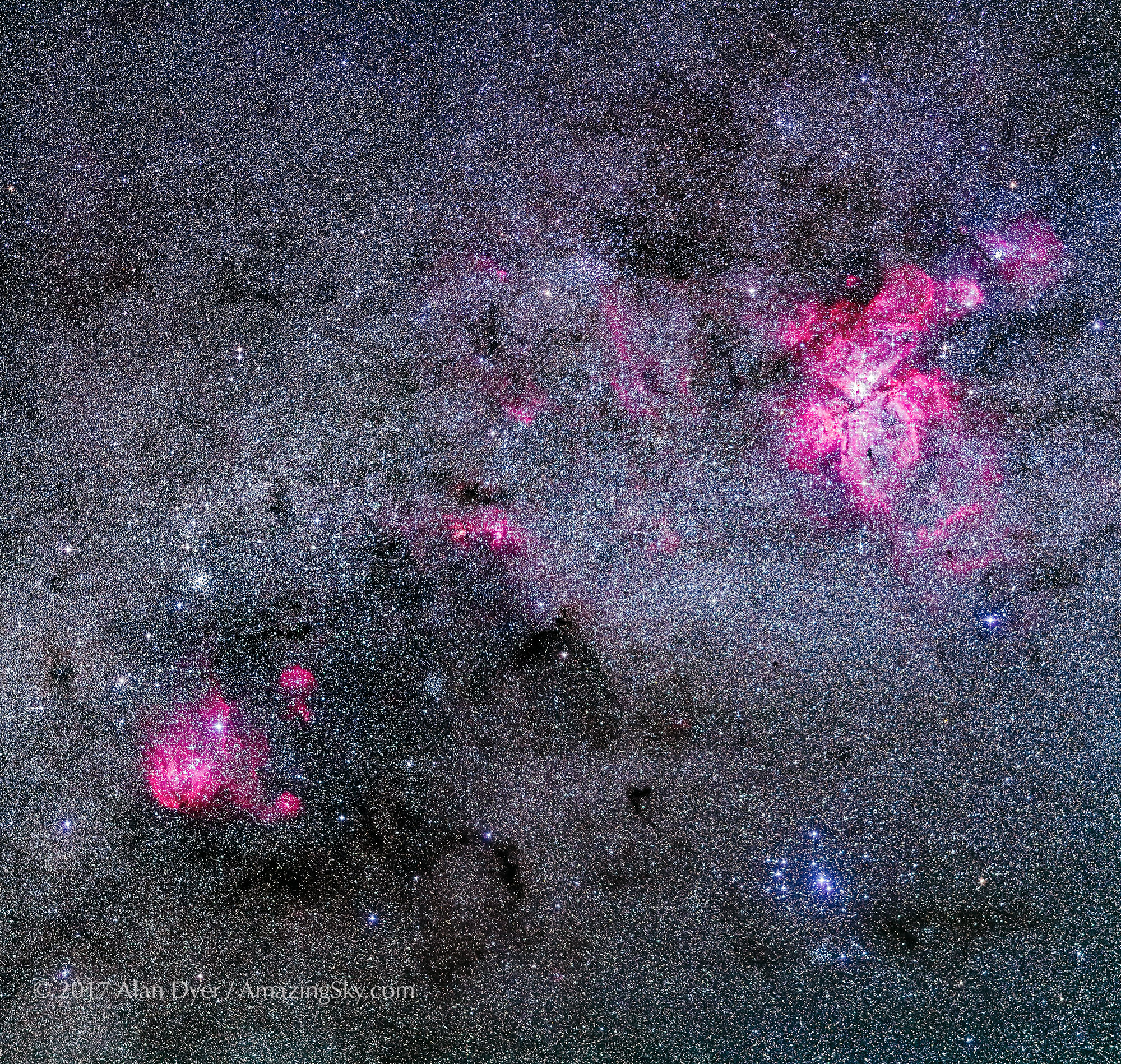 Carina-Centaurus Nebulas Mosaic - Version 1