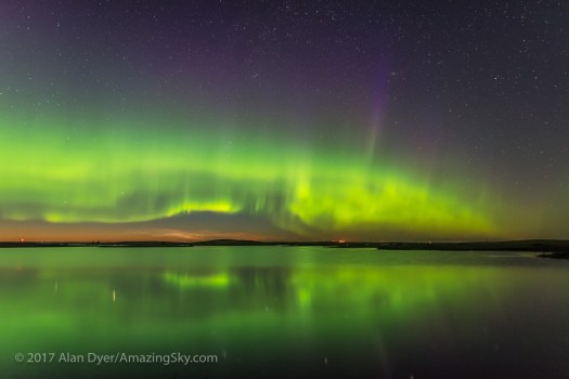 Aurora and Noctilucent Clouds over Crawling Lake v2