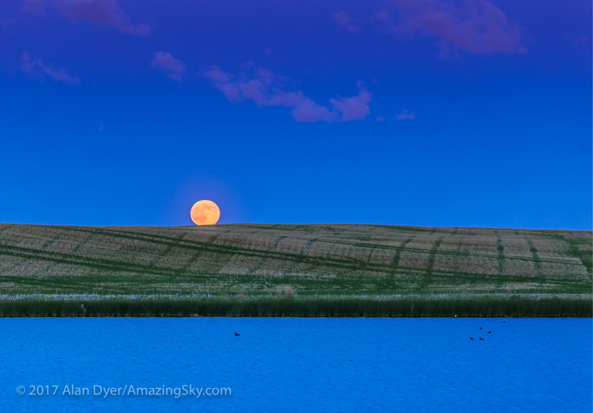 The Rising Strawberry Moon of June 9, 2017
