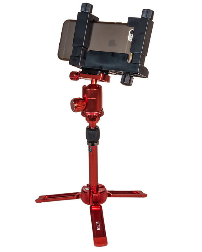 TIP1-iPhone on Siriu Tripod