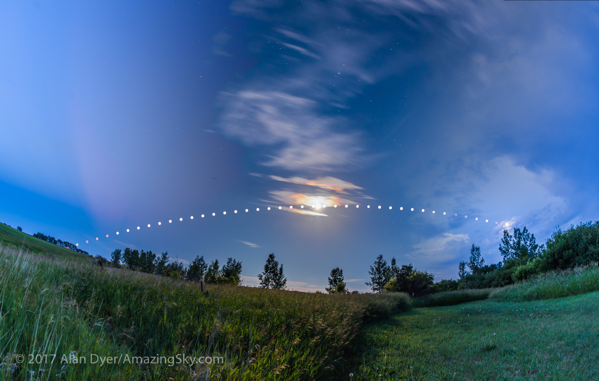 Arc of the Summer Moon