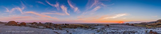 Big Sky Sunset at Red Rock Coulee