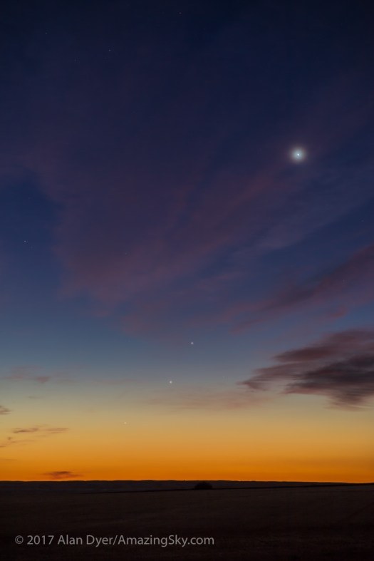 Rocky Planets at Dawn (Sept. 12, 2017)