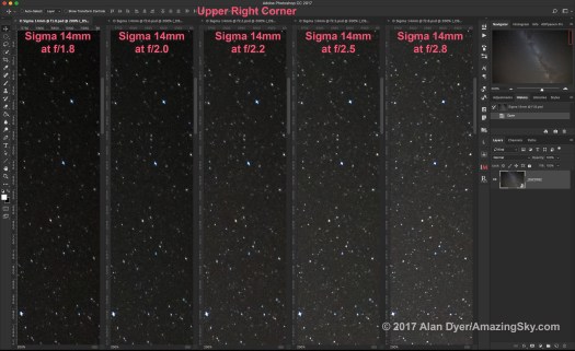 Sigma 14mm Upper R Corner