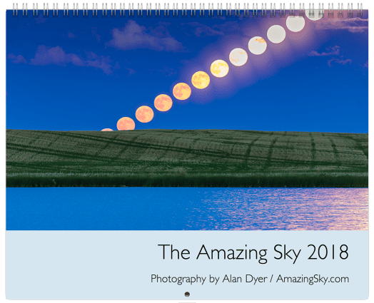 2018 Sky Calendar Cover