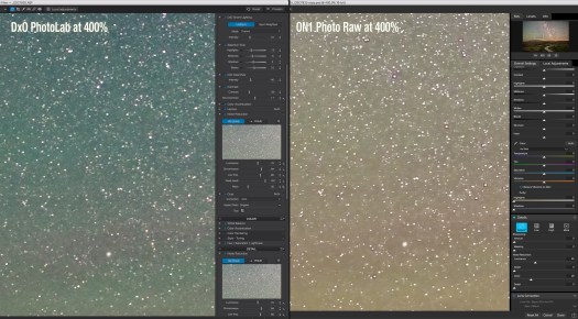 DxO vs ON1 Noise