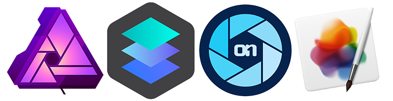 Group of 4 Layer-Based Editors