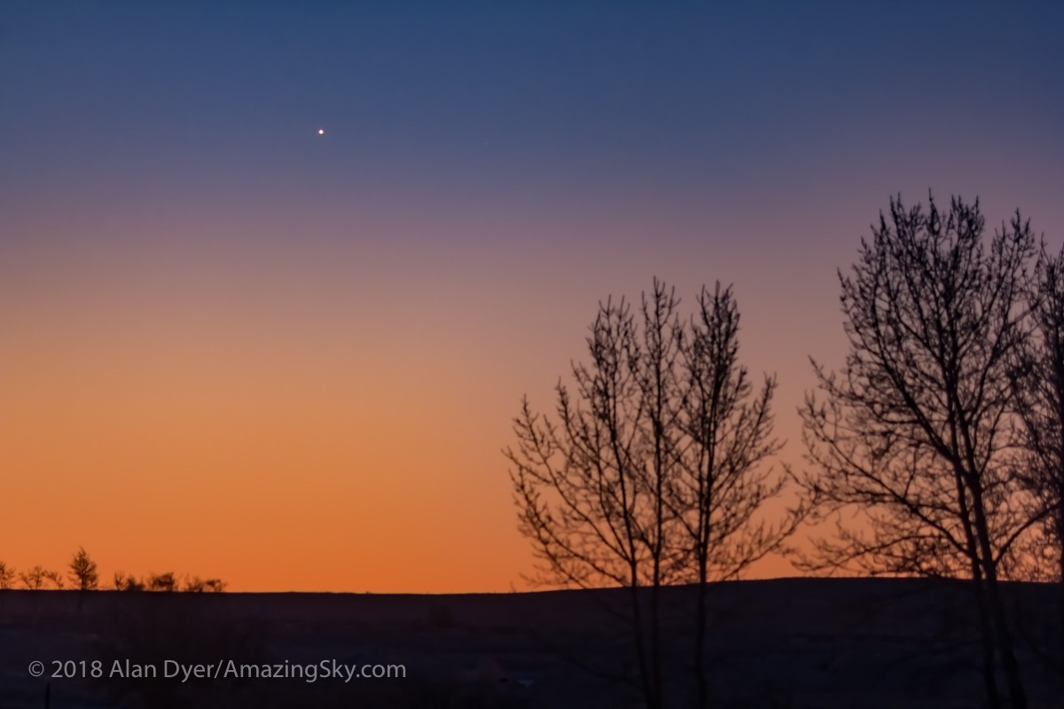 Mercury in the Morning on New Year's Day