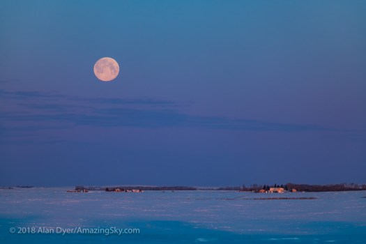 The Easter Full Moonset #1 (March 31, 2018)