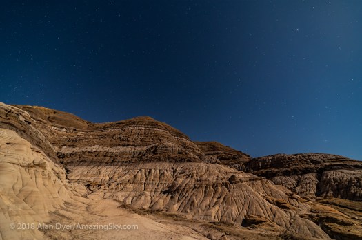 Stars over Sedimentary Layers