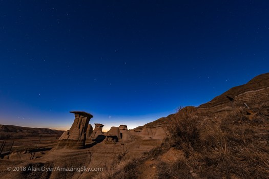 Venus in Twilight at the Hoodoos