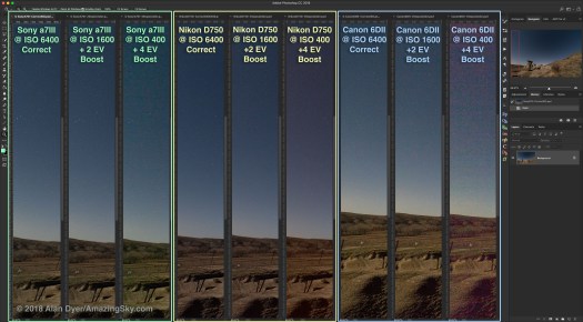3A-Sony vs Nikon vs Canon ISO Invariancy