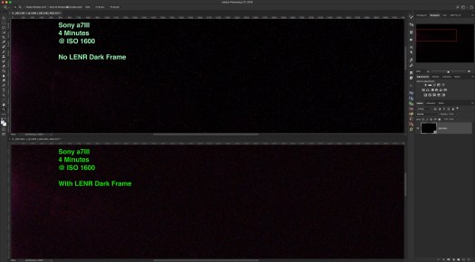 8A-Sony Dark Frames (W and WO LENR)