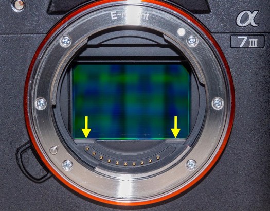 Sony a7III - Sensor CU